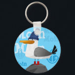"Moin Moin" Möwe Schlüsselanhänger<br><div class="desc">Moinmoin... .</div>