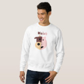 Moink: Cartoonkuh und das Sweatshirt der (Vorne ganz)