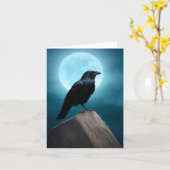Moinlight Crow-Raven Card Karte (Gelbe Blume)