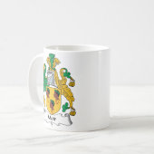 Moir Familienwappen Kaffeetasse (Vorderseite Links)