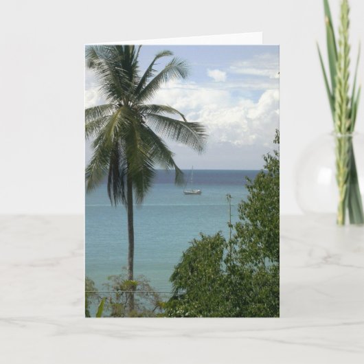 Moira am Anker, Bahia Drake, Costa Rica Karte (Vorderseite)