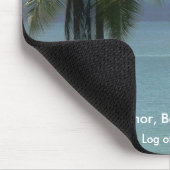 Moira am Anker, Bahia Drake, Costa Rica Mousepad (Ecke)