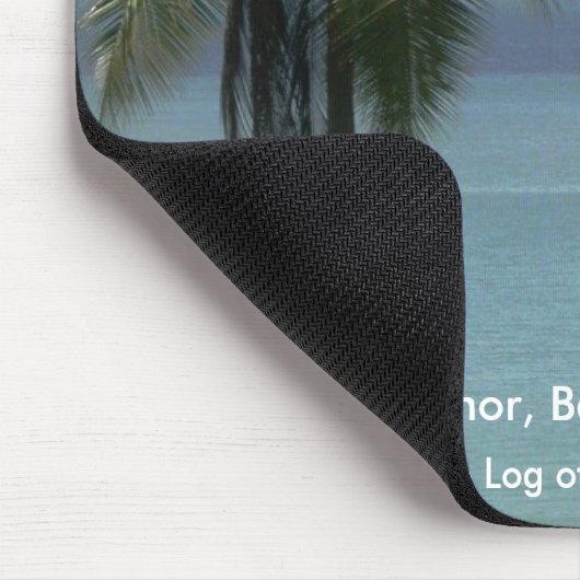 Moira am Anker, Bahia Drake, Costa Rica Mousepad (Ecke)