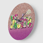 Moira, Mädchenname mit Daisien, Watch Große Wanduhr (Winkel)