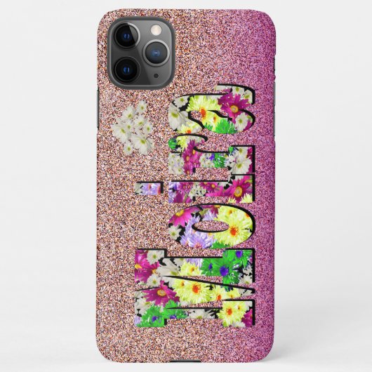 Moira, Mädchenname mit Daisis, iPhone Hülle (Rückseite)