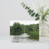 Moira vor Anker, Rio Chagres, Panama Postkarte (Stehend Vorderseite)