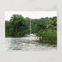 Moira vor Anker, Rio Chagres, Panama