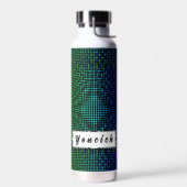 Moire Schachbretts von Kenneth Yoncich Trinkflasche (Links)