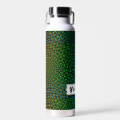 Moire Schachbretts von Kenneth Yoncich Trinkflasche (Vorne)