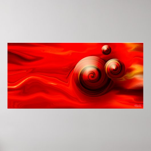 Moiré Spin Poster (Vorne)