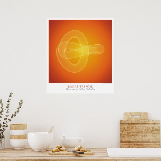 Moire Trefoil Poster (Küche)