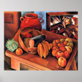 Moise Kisling, Stillleben mit Früchten, Poster (Vorne)