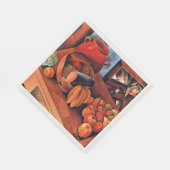 Moise Kisling, Stillleben mit Früchten, Serviette (Ecke)