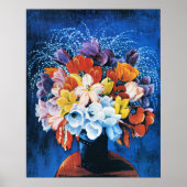 Moise Kisling, Tulpenstrauß, Poster (Vorne)