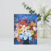 Moise Kisling, Tulpenstrauß, Postkarte (Stehend Vorderseite)