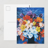 Moise Kisling, Tulpenstrauß, Postkarte (Vorne/Hinten)