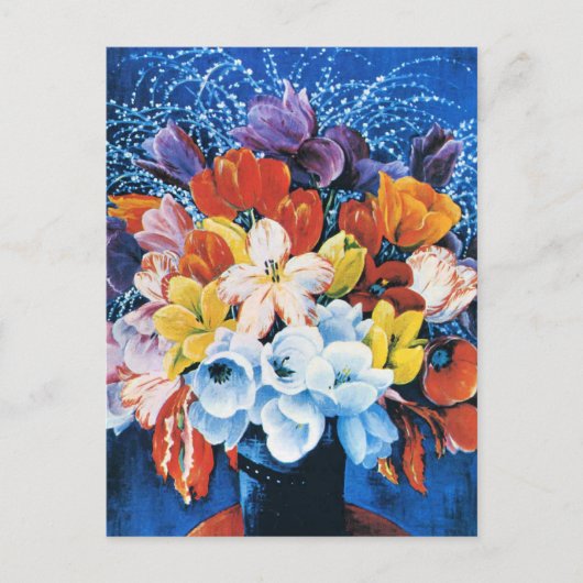 Moise Kisling, Tulpenstrauß, Postkarte (Vorderseite)