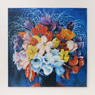 Moise Kisling, Tulpenstrauß, Puzzle