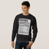Moises Nährwertinformation Problem lösen Harte Sweatshirt (Vorne ganz)