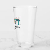 Moist Funny Sprichwort feuchter Spaß Funny Gifts Glas (Links)
