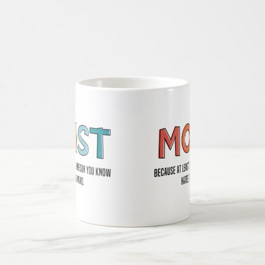 Moist Funny Sprichwort feuchter Spaß Funny Gifts Kaffeetasse (Mittel)
