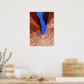 Mojave Canyon – Vertikaler Wüstenhimmel Poster (Küche)