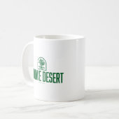 Mojave Desert Joshua Tree Green Kaffeetasse (Vorderseite Links)
