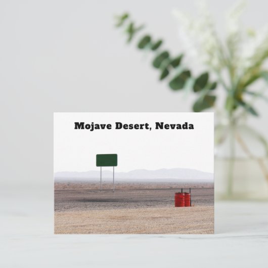 Mojave Desert Nevada Postkarte (Stehend Vorderseite)
