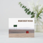 Mojave Desert Nevada Postkarte (Stehend Vorderseite)