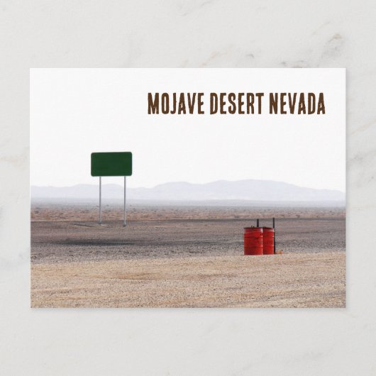 Mojave Desert Nevada Postkarte (Vorderseite)