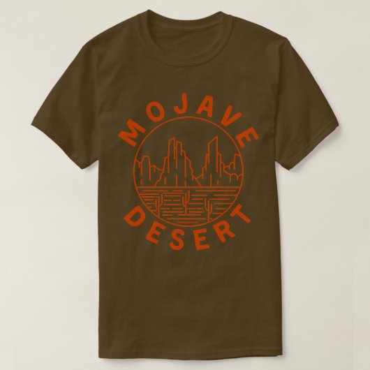 Mojave Desert Orange TShirt (Design vorne)