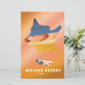 Mojave Desert USA Karte (Stehend Vorderseite)