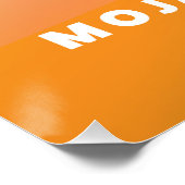 Mojave Desert USA Karte Poster (Ecke)