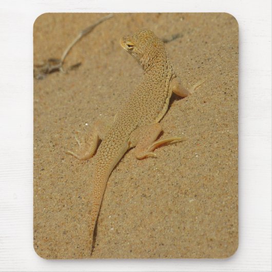 Mojave-Fransenzehen-Echse Mousepad (Vorne)