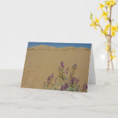 Mojave Indigo Bush und Kelso Dunes Karte (Gelbe Blume)
