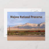 Mojave National Reserve Kalifornien Postkarte (Vorne/Hinten)