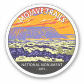 Mojave Trails National Monument Amboy Krater Aufkleber (Vorderseite)