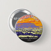 Mojave Trails National Monument Amboy Krater Button (Vorne & Hinten)