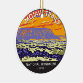 Mojave Trails National Monument Amboy Krater Keramik Ornament (Rechts)