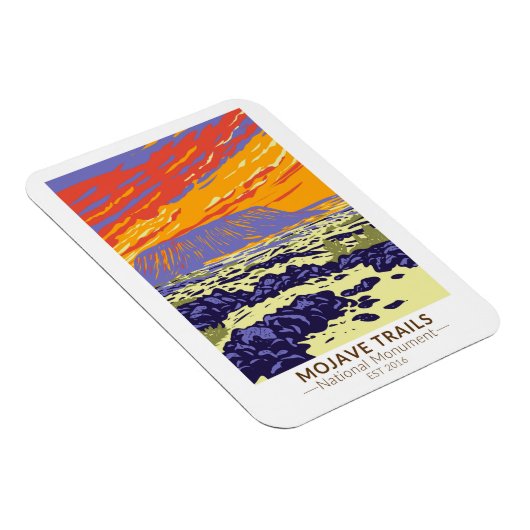 Mojave Trails National Monument Amboy Krater Magnet (Rechte Seite)