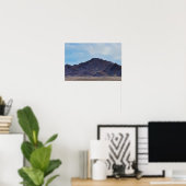Mojave Valley and Mountain Range Impressionist Art Poster (Heimbüro)