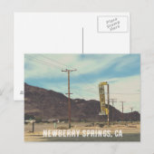 Mojave-Wüste Kalifornien Postkarte (Vorne/Hinten)