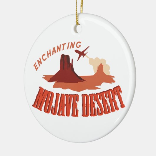 Mojave Wüste Keramik Ornament (Links)