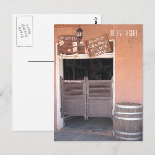 Mojave Wüste - Postkarte! Postkarte (Vorne/Hinten)