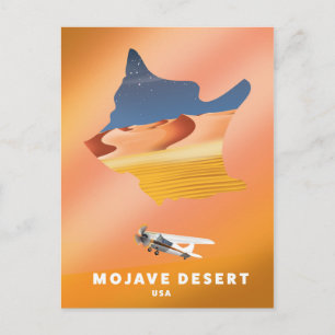 Mojave-Wüste USA Karte