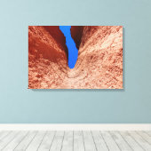 Mojave-Wüsten-Canyon Leinwanddruck (Insitu (Holzboden))