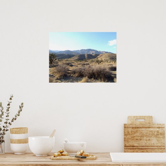 Mojave-Wüstenszene 05 Poster (Küche)