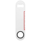 Mojibake "文字化け" > verstümmelte Charakter "譁 � ュ怜喧縺 Speed Flaschenöffner (Rückseite)