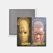 MOJISOLA A OKUBULE FESTAC 77 MAGNET (Vorderseite/Rückseite)