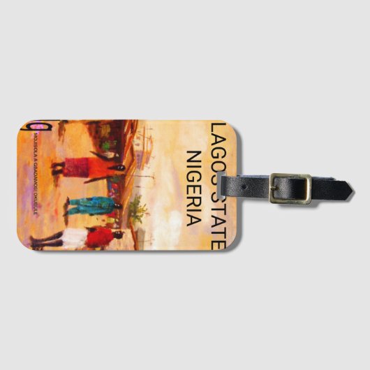 Mojisola Adeola Gbadamosi Design  Gepäckanhänger (Vorderseite (Horizontal))